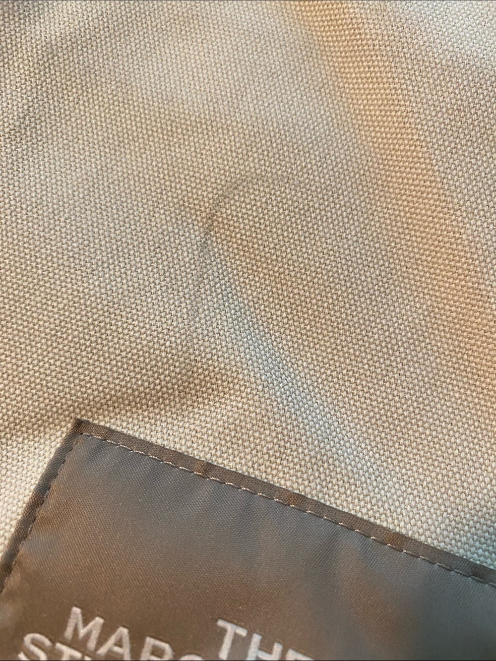 Marc Jacobs Cream Canvas Crossbody with Black Strap - Picture 4 of 15
